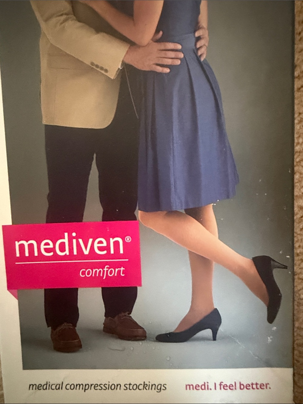 Comfort Medical Compression Pantyhose — Nude (Beige)
